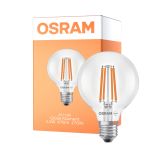 Osram LED Lamps E27 Globe Filamento Chiara 2.2W 470lm - 827 Bianco Molto Caldo | Sostitutiva 40W