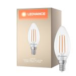 Ledvance Classic LED E14 Candela Filamento Chiara 2.2W 470lm - 827 Bianco Molto Caldo | Sostitutiva 40W