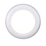 Nordlux Luce da soffitto Elkton 8 Bianca 5W 350lm - 827 Bianco Molto Caldo | IP20 - A 3 Livelli Dimmerabile