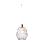 It's about RoMi Luce Pendente Venice Vetro Trasparente | Adatto per 1x E27 
