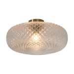It's about RoMi Luce da soffitto Venice Vetro Trasparente | Adatto per 1x E27 