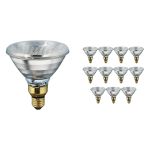 Multipack 12x Philips PAR38 IR 100W E27 230V Chiara