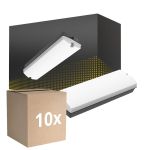 Multipack 10x Bright Choice Bulkhead LED Nero 3W 280lm - 830 Luce Calda -  | IP66