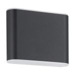 Eglo Luce Da Parete Grutti Aluminium Antracite 2W 320lm - 830-840-865 CCT | IP65