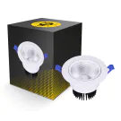 Bright Choice Downlight LED Il Giro Inclinabile 15W 1200lm 60D - 930 Luce Calda -  | 135mm - Ritaglio 110mm - UGR <19