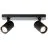 Brilliant Marty Luce da soffitto Aluminium Sabbioso Nero 10W 700lm - 830 Luce Calda -  | Incl. 2x GU10