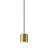 SLV Oculus Luce Pendente Aluminium Ottone 11W 780lm - 920-930 Dim To Warm | Miglior Resa Cromatica - Dimmerabile 