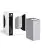 D'Lite Luce Da Parete Vrebos Metallo Argento Up & Down| Adatto per 2x GU10 