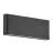 Nordlux Kniver Luce Da Parete Aluminium Nero 10W 800lm - 830 Luce Calda - 