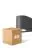 Confezione Multipack 4x D'Lite Luce Da Parete Vossem Aluminium Nero| IP54 - Adatto Per 1x GU10