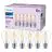 Confezione Multipack 6x Philips Bulbo LED E27 Pera Filamento Chiara 7W 850lm - 840 Bianco Freddo