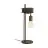 Eglo Lampada Da Tavolo Townshend 4 Acciaio Marrone Nero | IP20 - Adatto per 1x E27 