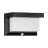 Eglo Luce Da Parete Utrera Solar Nero 800lm - 840 Bianco Freddo | IP44 - Sensore Di Movimento