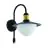 Eglo Luce Da Parete Sirmione Acciaio Nero | IP44 - Adatto per 1x E27 - Sensore Di Movimento