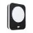 Eglo Luce Da Parete Madriz Aluminium Nero 3W 370lm - 830 Luce Calda -  | IP44 - Sensore Di Movimento