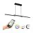 Eglo Luce Pendente Fraioli-Z Aluminium Nero 17W 2400lm - 827-865 Regolabile Bianca + RGB | IP20 - Zigbee Dimmerabile