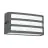 Eglo Luce Da Parete Camarda Aluminium Antracite | IP54 - Adatto per 1x E27