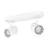 Eglo Luce da soffitto Consuma 1 Acciaio Bianca | IP44 - Adatto per 2x GU10 