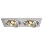 SLV New Tria 2 Faretti Aluminium Grigio | Adatto per 2x GU10 (AR111) 