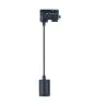 Noxion Luce A Binario Luce Pendente 3 Fasi Aluminium Nero | Adatto per 1x GU10