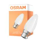 Osram Parathom Classic LED B22d Candela Filamento Ghiaccio 4.8W 470lm - 827 Bianco Molto Caldo | Dimmerabile - Sostitutiva 40W