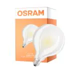 Osram LED Superstar E27 Globe Filamento Ghiaccio 11W 1521lm - 940 Bianco Freddo | Miglior Resa Cromatica - Sostitutiva 100W