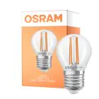 Osram Classic LED E27 Sferica Filamento Chiara 3.8W 806lm - 827 Bianco Molto Caldo | Sostitutiva 60W