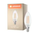 Ledvance Classic LED E14 Candela Filamento Chiara 2.2W 470lm - 827 Bianco Molto Caldo | Sostitutiva 40W