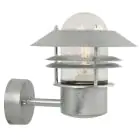 Nordlux Blokhus Luce Da Parete Acciaio e Vetro Grigio | IP54 - Adatto per E27