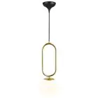 DFTP by Nordlux Shapes 27 Luce Pendente Vetro e Metallo Ottone | Adatto per E27