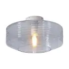 It's about RoMi Luce da soffitto Verona Vetro Trasparente | Adatto per 1x E27 