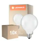 Multipack 10x Ledvance Classic LED E27 Globe Filamento Ghiaccio 3.8W 806lm - 827 Bianco Molto Caldo | Sostitutiva 60W