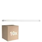 Multipack 10x Sylvania ToLEDo Superia T8 Tubo LED T8 (EM/Mains) Ultra Efficiency 16.8W 3100lm - 840 Bianco Freddo | 120cm - Sostitutiva 36W