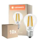 Multipack 10x Ledvance Classic LED E27 Pera Filamento Chiara 11W 1521lm - 827 Bianco Molto Caldo | Sostitutiva 100W