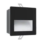 Eglo Luce Da Parete Aracena Aluminium Nero 3W 500lm - 840 Bianco Freddo