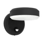 Eglo Luce Da Parete Fornaci Acciaio Nero 3W 320lm - 830 Luce Calda -  | IP65 - Sensore Di Movimento