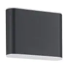 Eglo Luce Da Parete Grutti Aluminium Antracite 2W 320lm - 830-840-865 CCT | IP65